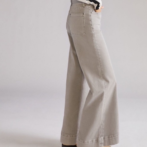 Anthropologie Maeve Taupe Jeans - Picture 2 of 5